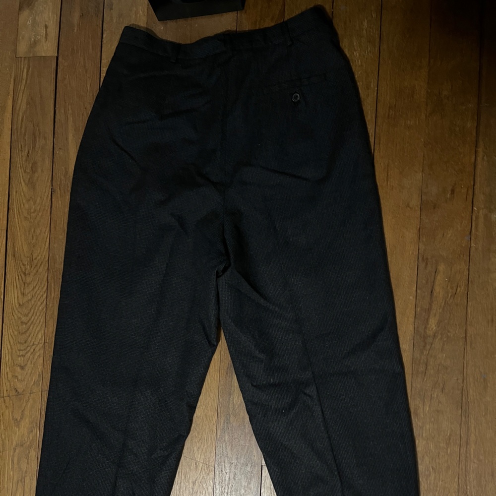 Lauren by Ralph Lauren Black Textured Trousers - Picture 3 of 4